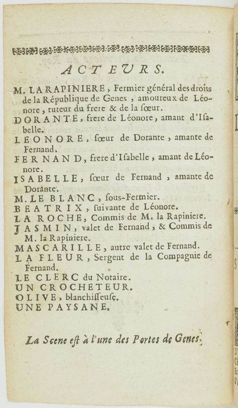 Rapinière, ou l'Intéressé (La), comédie, par M. de Barquebois. Avec les vers retranchés Rapinière, ou l'Intéressé (La), comédie, par M. de Barquebois. Avec les vers retranchés