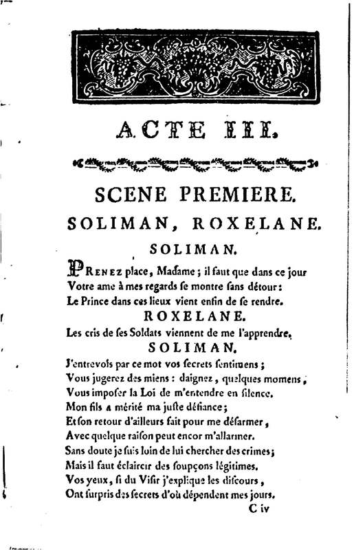 Mustapha et Zéangir, tragédie en cinq actes et en vers, représentée sur le théâtre de Fontainebleau, devant Leurs Majestés, le 1er novembre 1776 Mustapha et Zéangir, tragédie en cinq actes et en vers, représentée sur le théâtre de Fontainebleau, devant Leurs Majestés, le 1er novembre 1776