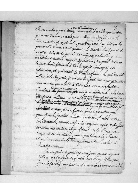 Voyage au continent américain par un Français en 1777, et Réflexions philosophiques sur ces nouveaux républicains
