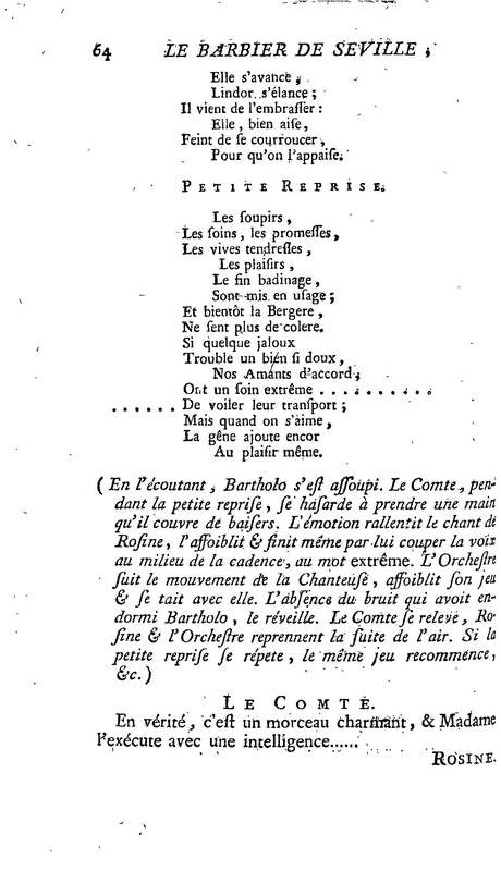 Barbier de Séville, ou la Précaution inutile (Le ), comédie en quatre actes, par M. de Beaumarchais, représentée sur le théâtre de la Comédie Française le 23 février 1775 (avec une Lettre modérée sur la chute et la critique du Barbier de Séville) Barbier de Séville, ou la Précaution inutile (Le ), comédie en quatre actes, par M. de Beaumarchais, représentée sur le théâtre de la Comédie Française le 23 février 1775 (avec une Lettre modérée sur la chute et la critique du Barbier de Séville)