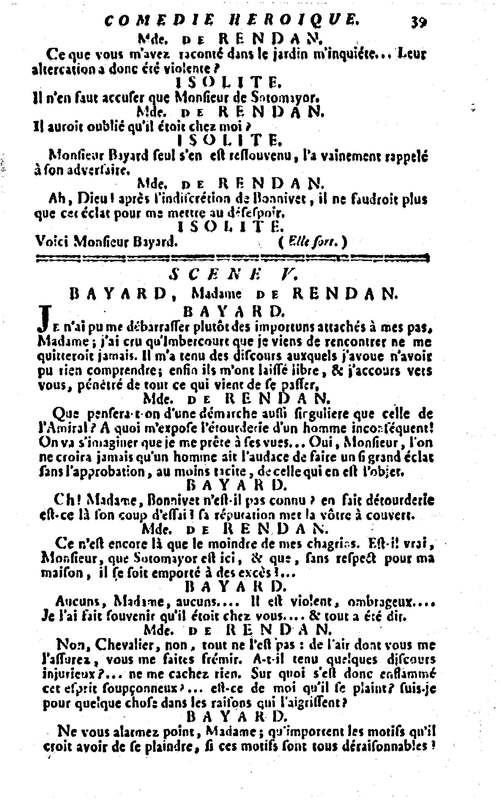 Chevalier sans peur et sans reproche, ou les Amours de Bayard (Le), comédie héroïque en quatre actes et en prose représentée à Paris, par les Comédiens français devant Leurs Majestés Chevalier sans peur et sans reproche, ou les Amours de Bayard (Le), comédie héroïque en quatre actes et en prose représentée à Paris, par les Comédiens français devant Leurs Majestés