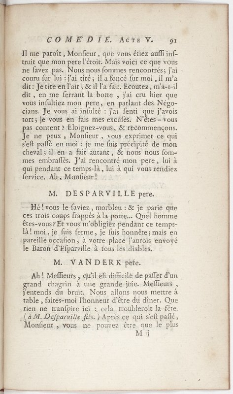Philosophe sans le savoir (Le), comédie en prose et en cinq actes… par M. Sedaine. [Paris, les Comédiens français, 2 novembre 1765]