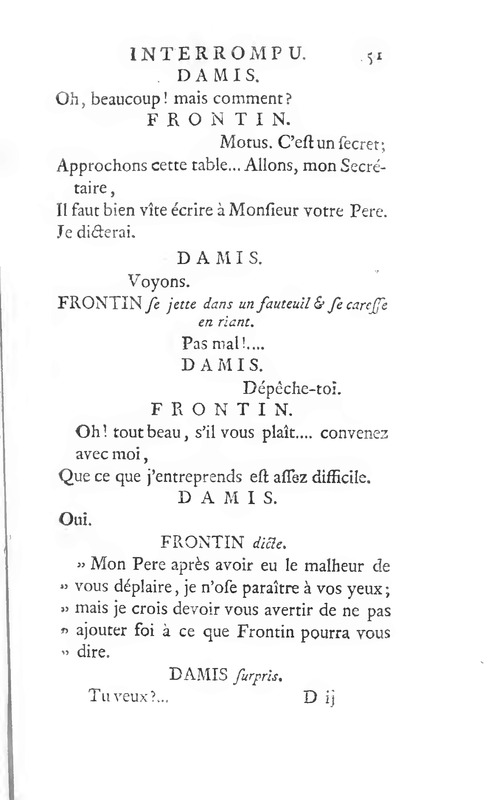 Mariage interrompu (Le), en trois actes et en vers