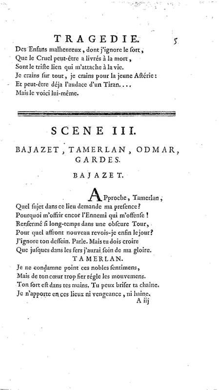 Bajazet premier, tragédie par M. le chevalier de P*** Bajazet premier, tragédie par M. le chevalier de P***