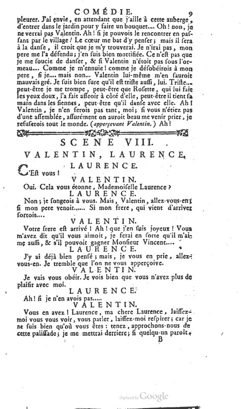Heureuse rencontre (L’), en un acte et en prose