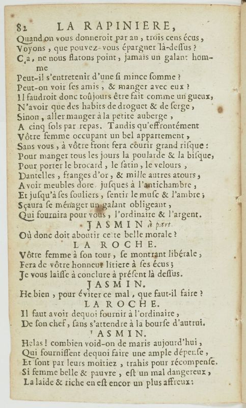 Rapinière, ou l'Intéressé (La), comédie, par M. de Barquebois. Avec les vers retranchés Rapinière, ou l'Intéressé (La), comédie, par M. de Barquebois. Avec les vers retranchés