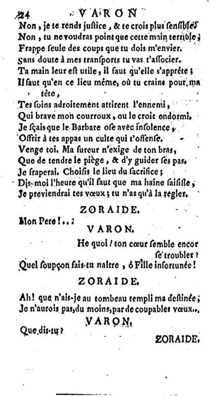 Varon, tragédie. Par M. le vicomte de Graves, capitaine au régiment de C… Varon, tragédie. Par M. le vicomte de Graves, capitaine au régiment de C…