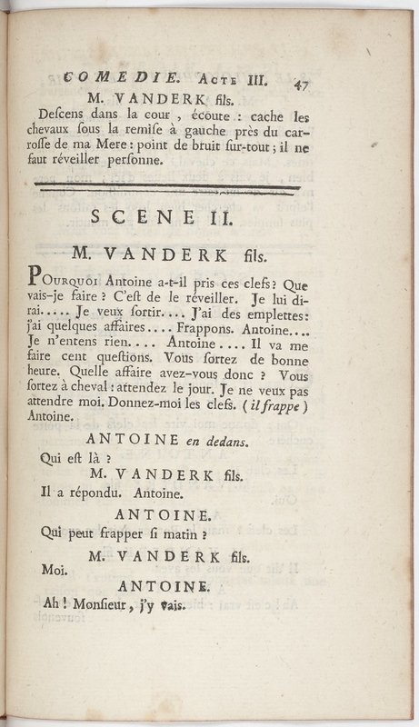 Philosophe sans le savoir (Le), comédie en prose et en cinq actes… par M. Sedaine. [Paris, les Comédiens français, 2 novembre 1765]