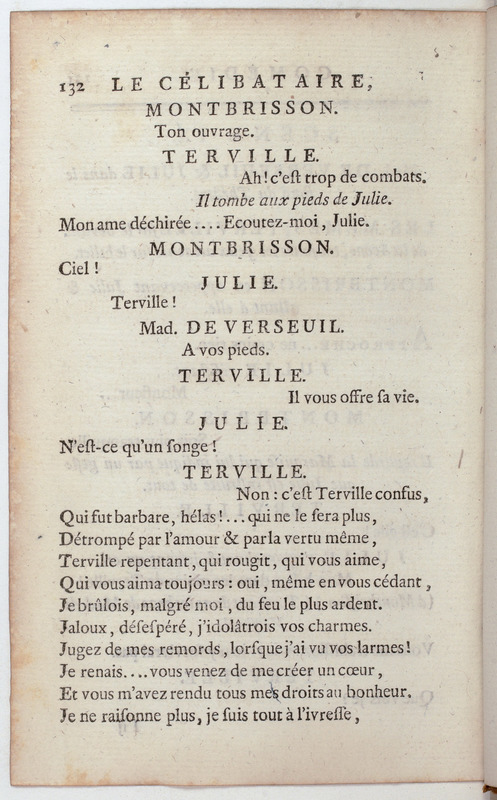 Célibataire (Le), comédie en cinq actes et en vers, représentée pour la première fois par les Comédiens françois, le 20 septembre 1775 Célibataire (Le), comédie en cinq actes et en vers, représentée pour la première fois par les Comédiens françois, le 20 septembre 1775