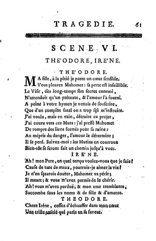 Mahomet second, tragédie, par M. de La Noue Mahomet second, tragédie, par M. de La Noue