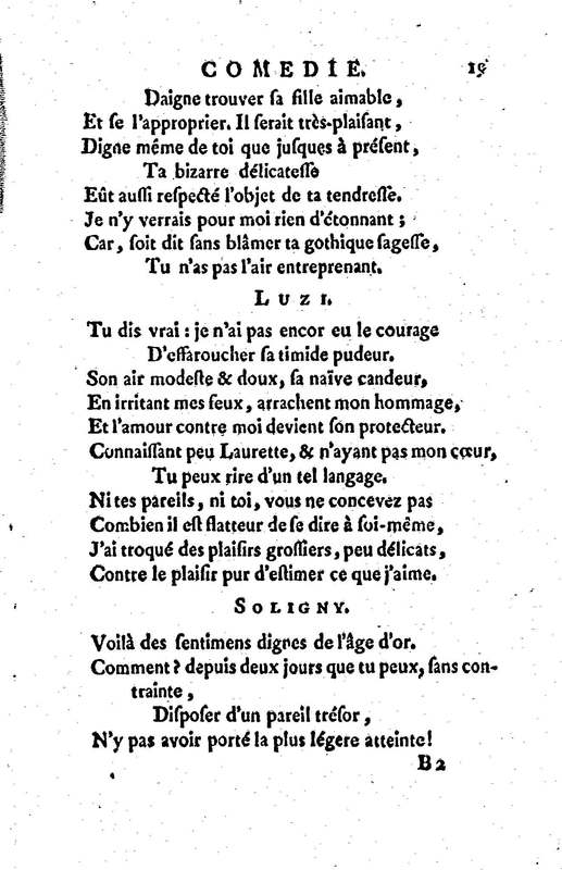 Laurette, comédie en trois actes et en vers, tirée des Contes de M. Marmontel Laurette, comédie en trois actes et en vers, tirée des Contes de M. Marmontel