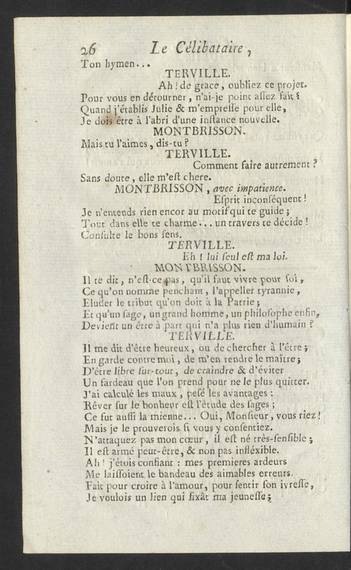 Célibataire (Le), comédie en cinq actes et en vers Célibataire (Le), comédie en cinq actes et en vers