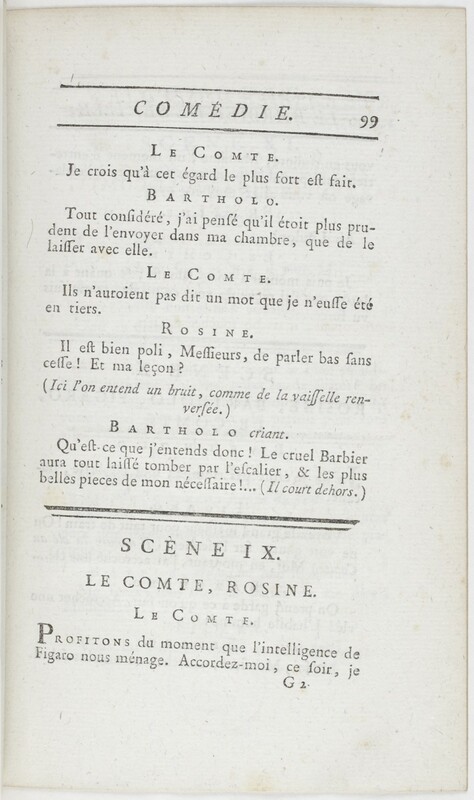 Barbier de Séville, ou La précaution inutile (Le), comédie en quatre actes