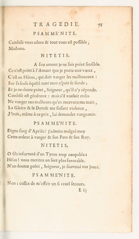 Nitetis tragédie Nitetis tragédie