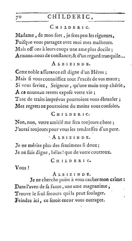 Childéric, tragédie… Childéric, tragédie…