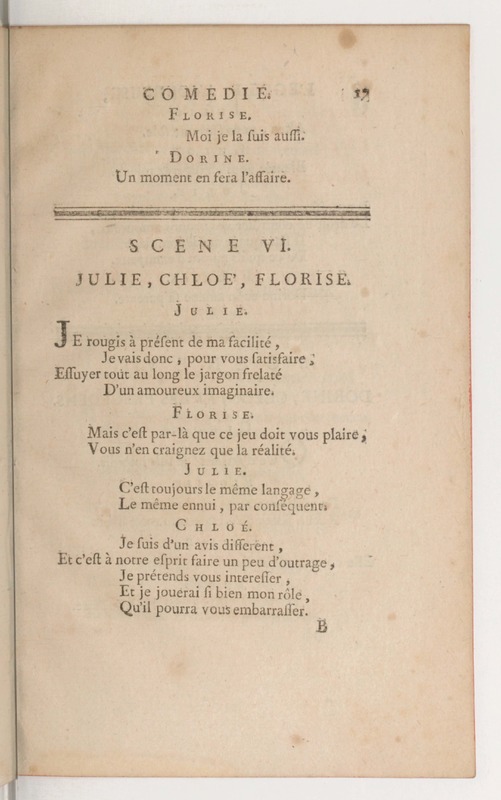 École amoureuse (L'), comédie en un acte, en vers, représentée pour la première fois par les Comédiens ordinaires du Roi, le 11 septembre 1747 École amoureuse (L'), comédie en un acte, en vers, représentée pour la première fois par les Comédiens ordinaires du Roi, le 11 septembre 1747