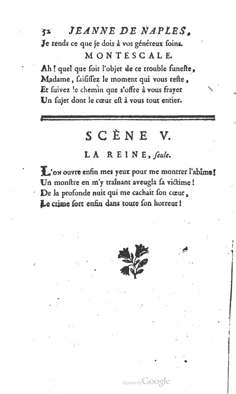 Jeanne de Naples, Tragédie en cinq actes et en vers Jeanne de Naples, Tragédie en cinq actes et en vers