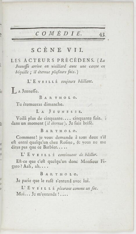 Barbier de Séville, ou La précaution inutile (Le), comédie en quatre actes