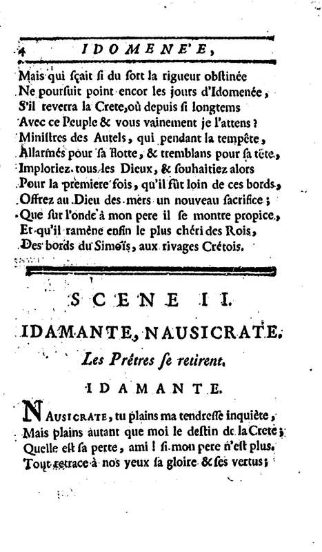 Idoménée, tragédie, par M. Le Mierre, représentée pour la première fois, par les Comédiens françois ordinaires du Roi, le lundi 13 février 1764