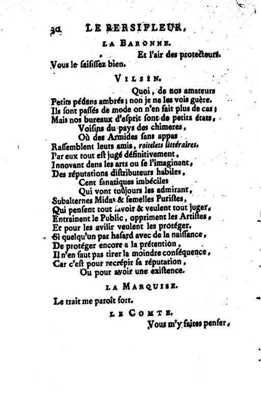 Persifleur (Le), comédie en trois actes et en vers… par M. de Sauvigny Persifleur (Le), comédie en trois actes et en vers… par M. de Sauvigny