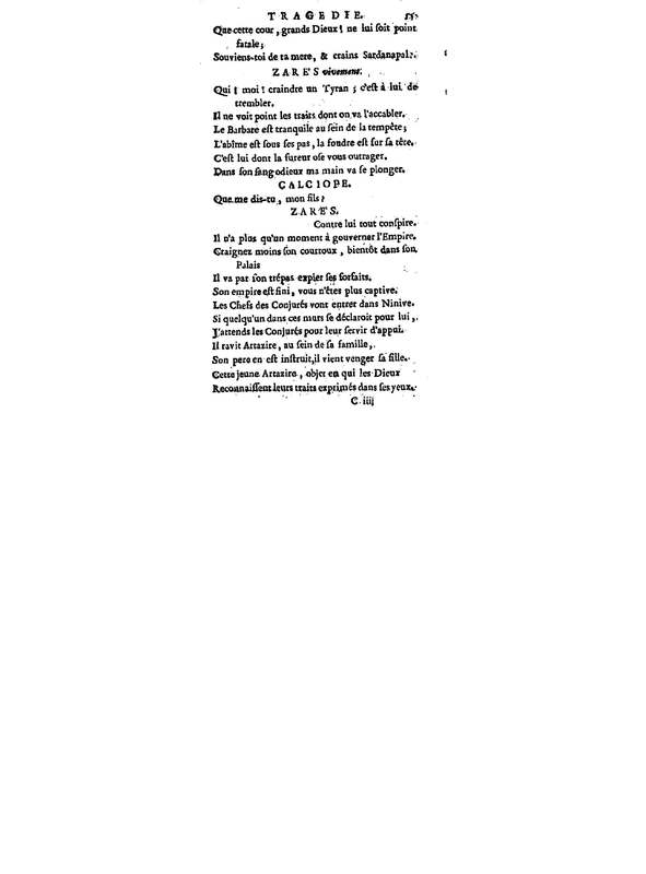 Zarès, tragédie, par M. Palissot de Montenoy, représentée pour la première fois par les Comédiens français, le 3 juin 1751 Zarès, tragédie, par M. Palissot de Montenoy, représentée pour la première fois par les Comédiens français, le 3 juin 1751