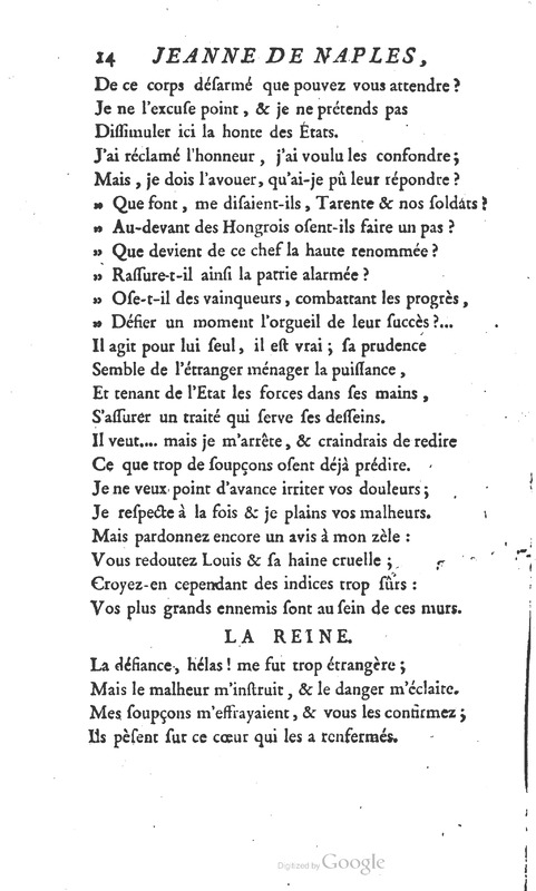 Jeanne de Naples, Tragédie en cinq actes et en vers Jeanne de Naples, Tragédie en cinq actes et en vers