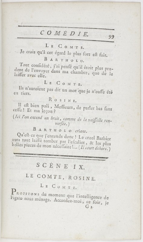 Barbier de Séville, ou la Précaution inutile (Le), comédie en quatre actes ; par M. de Beaumarchais ; représentée & tombée sur le théâtre de la Comédie Françoise aux Tuileries, le 23 de février 1775 Barbier de Séville, ou la Précaution inutile (Le), comédie en quatre actes ; par M. de Beaumarchais ; représentée & tombée sur le théâtre de la Comédie Françoise aux Tuileries, le 23 de février 1775