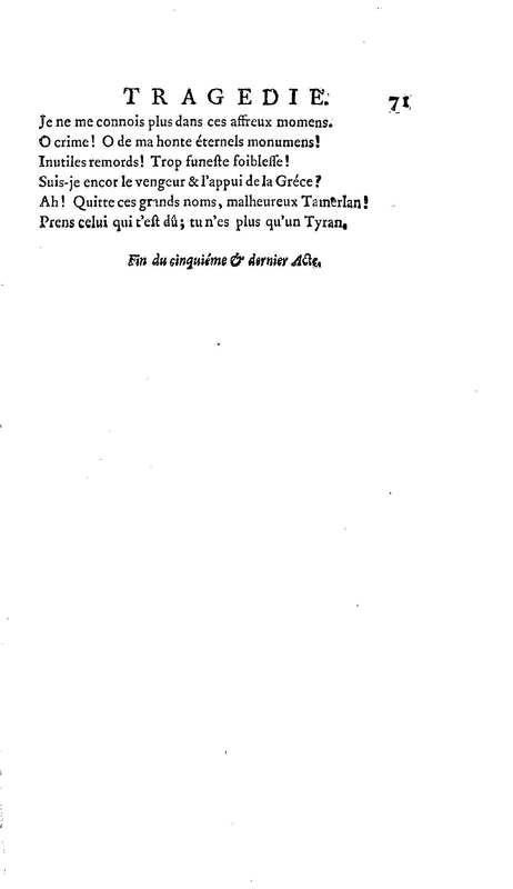 Bajazet premier, tragédie par M. le chevalier de P*** Bajazet premier, tragédie par M. le chevalier de P***