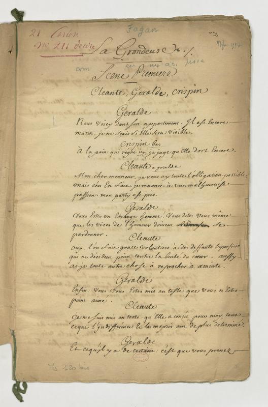 Grondeuse (La), comédie en un acte et en prose Grondeuse (La), comédie en un acte et en prose