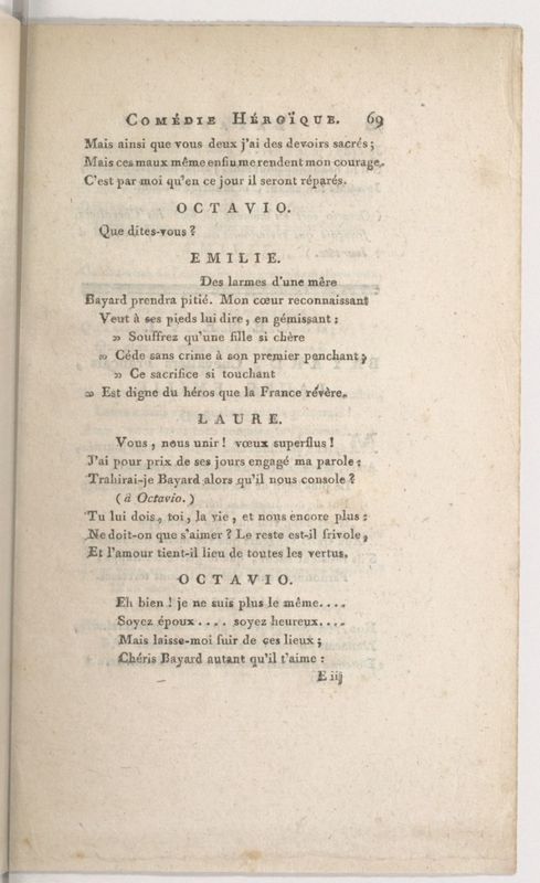 Bayard, ou Le Siège de Mézière, comédie héroïque en trois actes et en vers, mêlée d'intermèdes Bayard, ou Le Siège de Mézière, comédie héroïque en trois actes et en vers, mêlée d'intermèdes