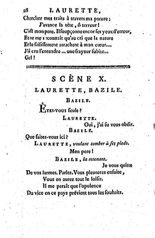 Laurette, comédie en trois actes et en vers, tirée des Contes de M. Marmontel Laurette, comédie en trois actes et en vers, tirée des Contes de M. Marmontel