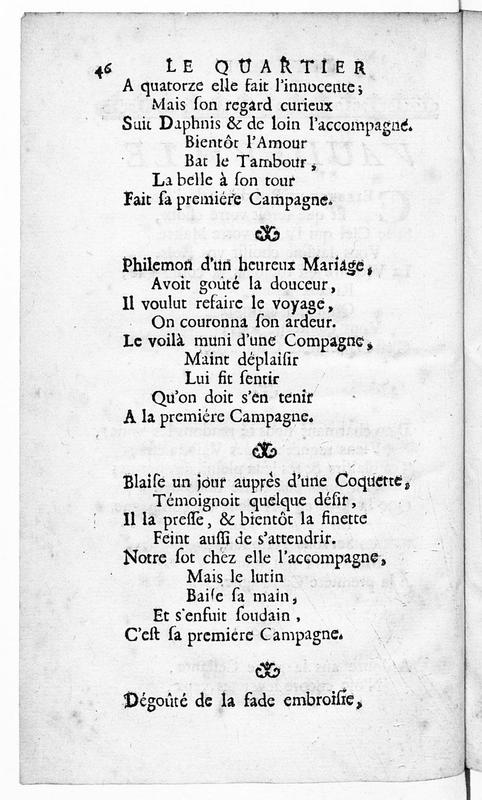 Quartier d'hyver (Le), comédie en un acte et en vers, représentée pour la première fois par les Comédiens françois ordinaires du Roi, le 4 décembre 1744 Quartier d'hyver (Le), comédie en un acte et en vers, représentée pour la première fois par les Comédiens françois ordinaires du Roi, le 4 décembre 1744