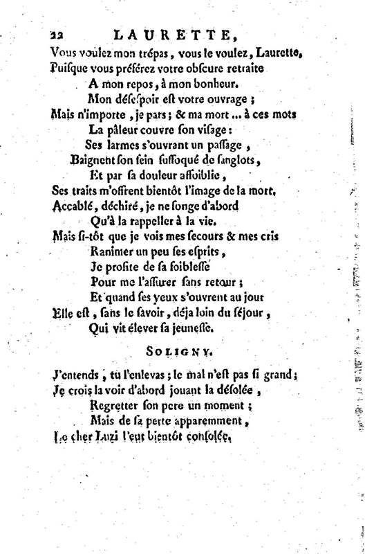 Laurette, comédie en trois actes et en vers, tirée des Contes de M. Marmontel Laurette, comédie en trois actes et en vers, tirée des Contes de M. Marmontel
