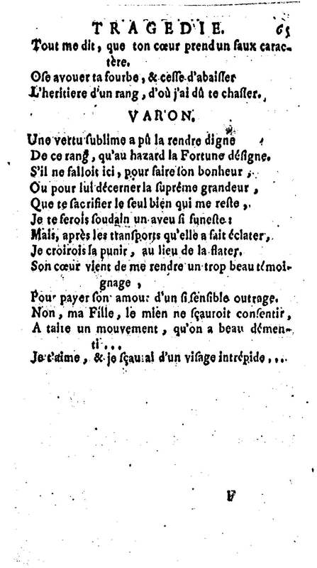 Varon, tragédie. Par M. le vicomte de Graves, capitaine au régiment de C… Varon, tragédie. Par M. le vicomte de Graves, capitaine au régiment de C…