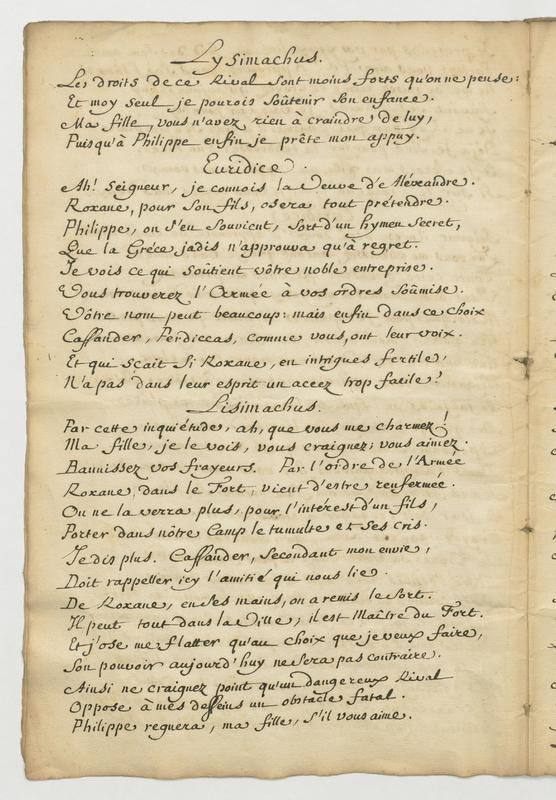 Lysimachus, tragédie en cinq actes et en vers Lysimachus, tragédie en cinq actes et en vers