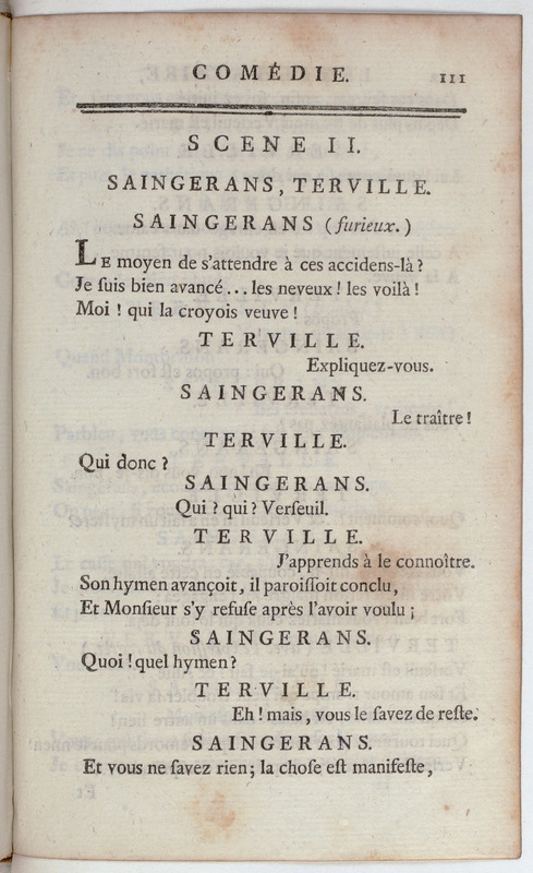 Célibataire (Le), comédie en cinq actes et en vers, représentée pour la première fois par les Comédiens françois, le 20 septembre 1775 Célibataire (Le), comédie en cinq actes et en vers, représentée pour la première fois par les Comédiens françois, le 20 septembre 1775