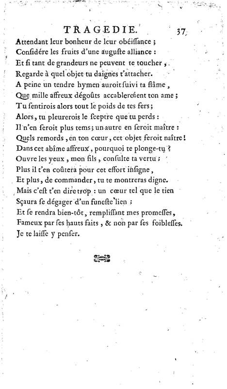 Téglis, tragédie représentée pour la première fois par les Comédiens ordinaires du Roi, le 19 septembre 1735