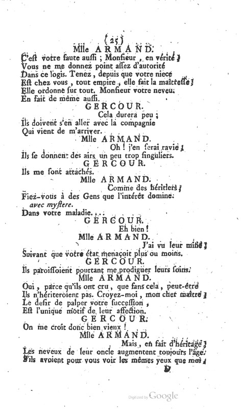 Vieux garçon (Le), comédie en cinq actes, en vers Vieux garçon (Le), comédie en cinq actes, en vers