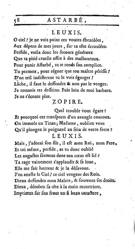 Astarbé, tragédie, par M. Colardeau. Représentée pour la première fois par les Comédiens françois ordinaires du Roi, le 27 février 1758 Astarbé, tragédie, par M. Colardeau. Représentée pour la première fois par les Comédiens françois ordinaires du Roi, le 27 février 1758