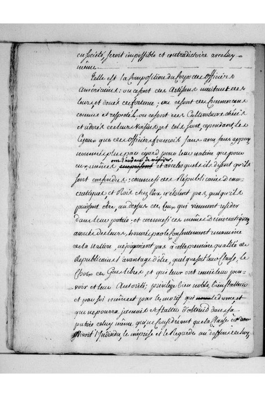 Voyage au continent américain par un Français en 1777, et Réflexions philosophiques sur ces nouveaux républicains