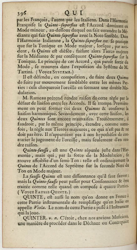 Dictionnaire de musique par Jean-Jacques Rousseau Dictionnaire de musique par Jean-Jacques Rousseau