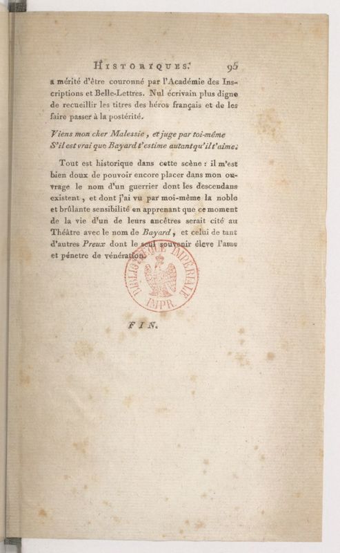 Bayard, ou Le Siège de Mézière, comédie héroïque en trois actes et en vers, mêlée d'intermèdes Bayard, ou Le Siège de Mézière, comédie héroïque en trois actes et en vers, mêlée d'intermèdes