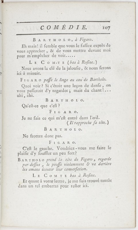 Barbier de Séville, ou la Précaution inutile (Le), comédie en quatre actes ; par M. de Beaumarchais ; représentée & tombée sur le théâtre de la Comédie Françoise aux Tuileries, le 23 de février 1775 Barbier de Séville, ou la Précaution inutile (Le), comédie en quatre actes ; par M. de Beaumarchais ; représentée & tombée sur le théâtre de la Comédie Françoise aux Tuileries, le 23 de février 1775
