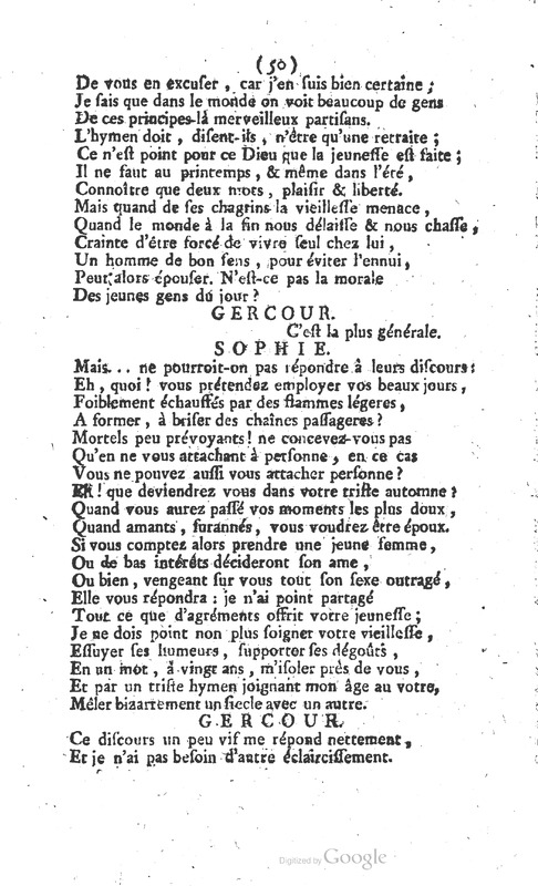 Vieux garçon (Le), comédie en cinq actes, en vers