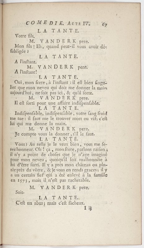 Philosophe sans le savoir (Le), comédie en prose et en cinq actes… par M. Sedaine. [Paris, les Comédiens français, 2 novembre 1765]