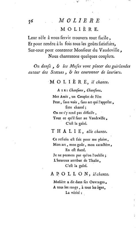 Molière à la nouvelle salle, ou les Audiences de Thalie, comédie en un acte et en vers libres Molière à la nouvelle salle, ou les Audiences de Thalie, comédie en un acte et en vers libres