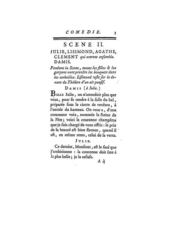 Julie, ou le Bon Père, comédie en trois actes et en prose / par M. D* N**, … Julie, ou le Bon Père, comédie en trois actes et en prose / par M. D* N**, …