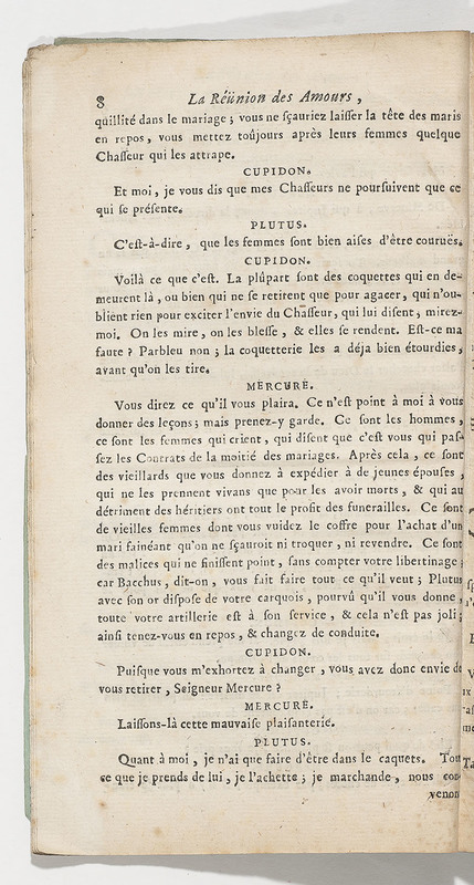 Réunion des Amours (La), comédie héroïque Réunion des Amours (La), comédie héroïque