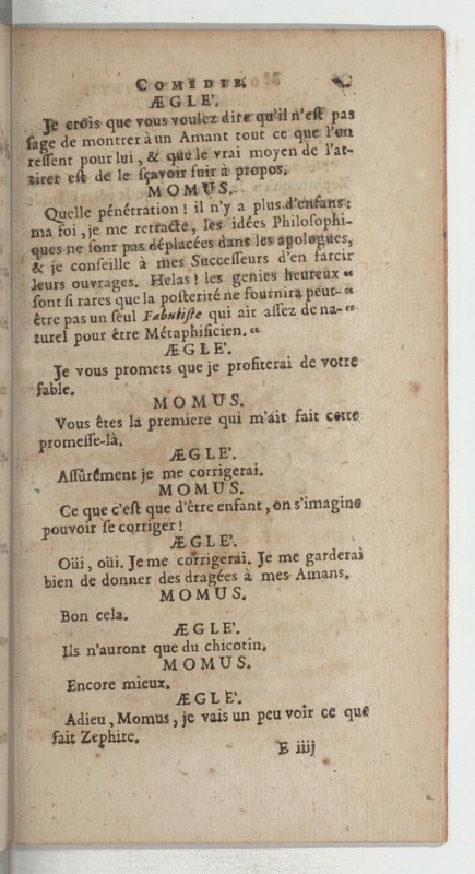 Momus fabuliste, ou les Noces de Vulcain, comédie
