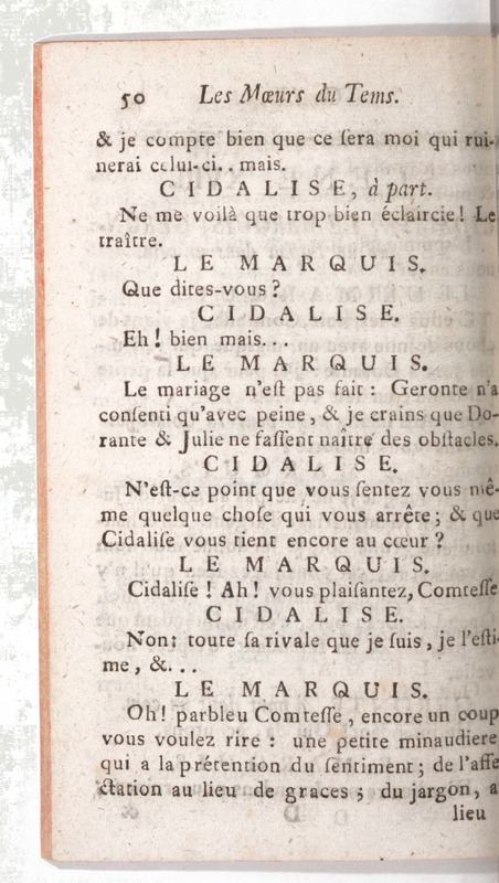 Mœurs du tems (Les), comédie en un acte Mœurs du tems (Les), comédie en un acte